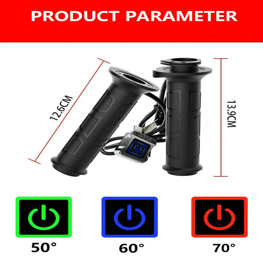 1 Pair Motorcycle Heated Hand  - Handlebar Grip Heated ulasan dan harga