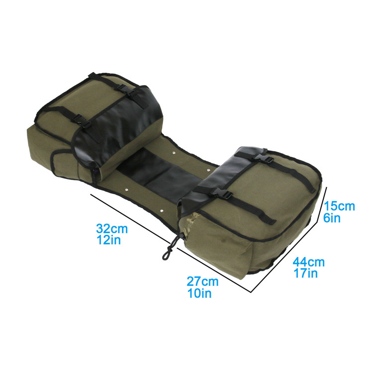 Canvas Leather Rear Saddlebag  - Motorcycle Gear Backpack ulasan dan harga