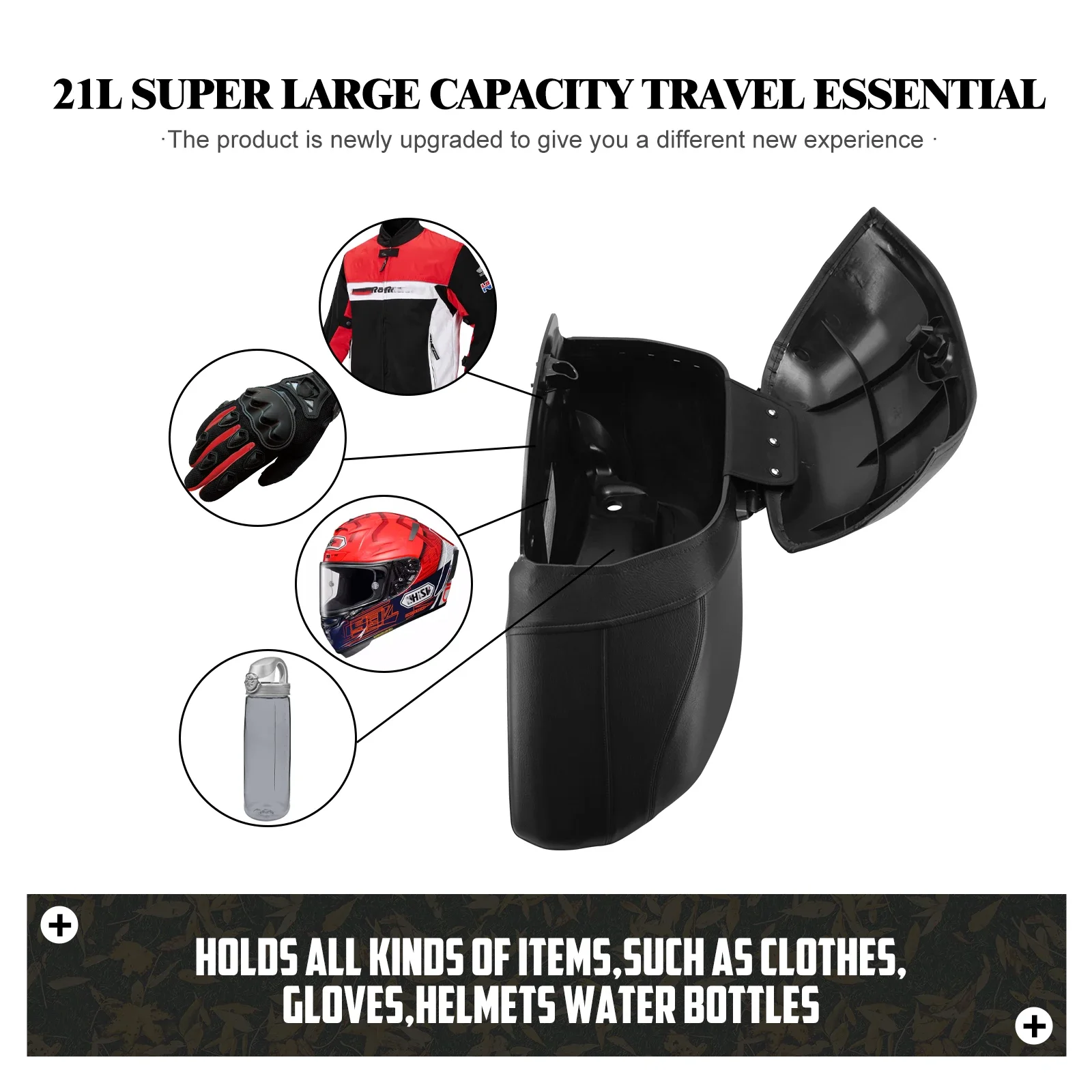 Motorcycle Hard Bags Saddlebag - Motorcycle Gear Backpack ulasan dan harga
