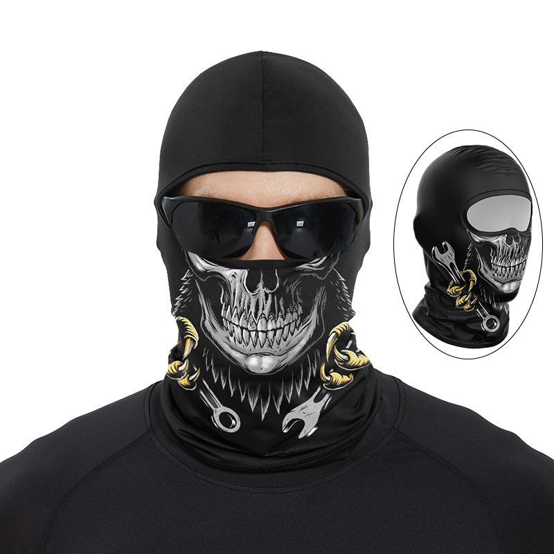 Funny Ape Mouth Skull Balaclav - Motorcycle Gear For Woman ulasan dan harga