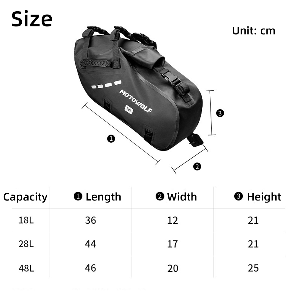 Waterproof Motorcycle Saddle B - Motorcycle Gear Backpack ulasan dan harga