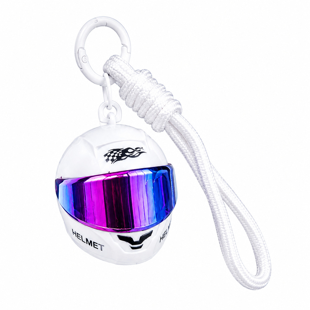 Cool Colorful Helmet Keychain  - Motorcycle Gear Backpack ulasan dan harga
