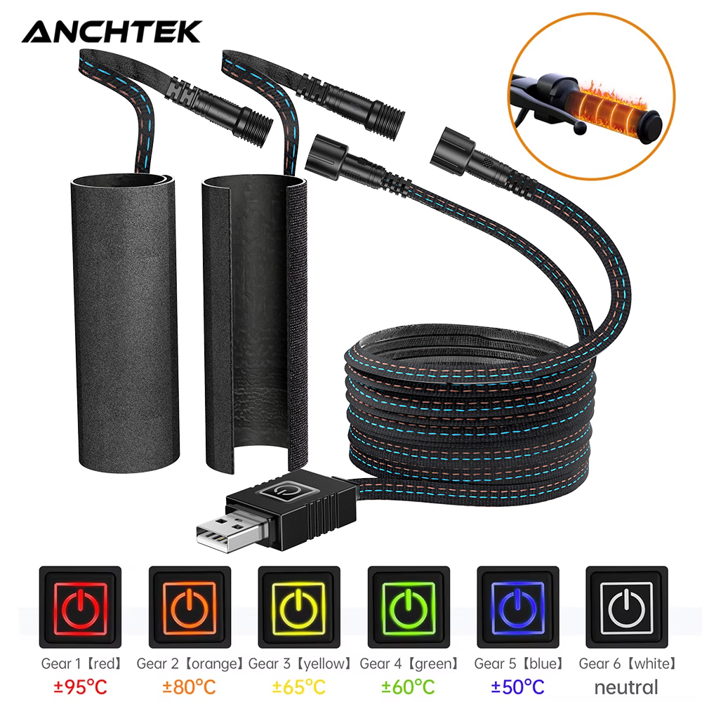 Anchtek Heated Motorcycle Hand - Handlebar Grip Heated ulasan dan harga